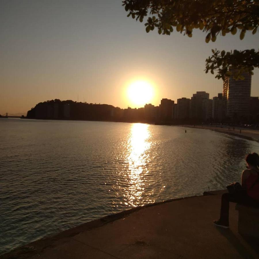 Apartamento Temporada São Vicente Buitenkant foto